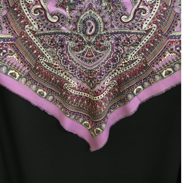 Mantón Morella Lila