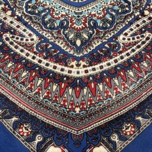 Mantón Morella Azul