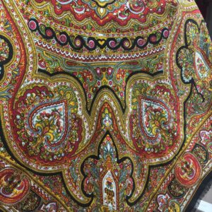 Mantón Cáceres - Cien Colores Negro